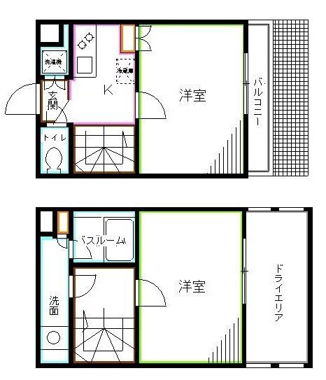 ルーブル荻窪伍番館 間取り