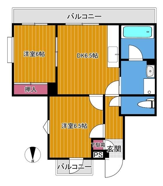 ロックビル 間取り図