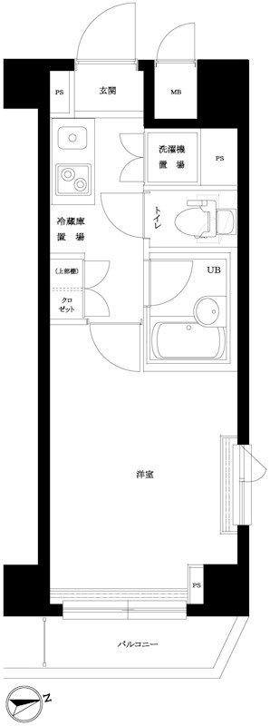 ルーブル野方伍番館 間取り