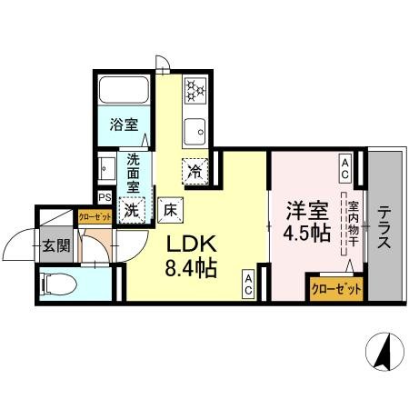 セレスティア若宮 間取り図