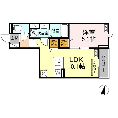 セレスティア若宮 間取り図