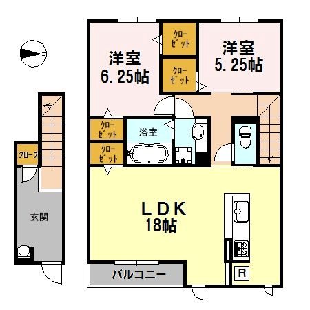 北野翠亭/エアリクス エアリクスC 間取り