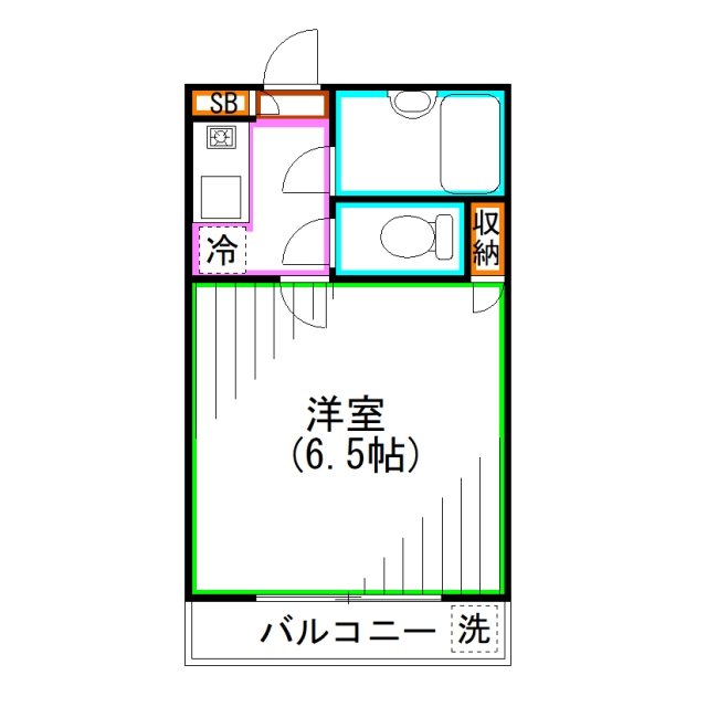 フラット・ポローニア 間取り