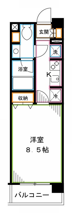 クラッサ中野 間取り