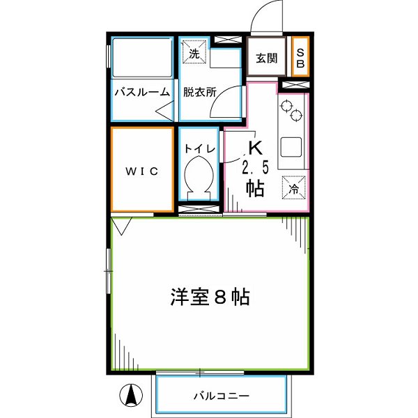 コンフォール国立 間取り
