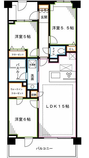 ソアラノーム荻窪天沼  間取り