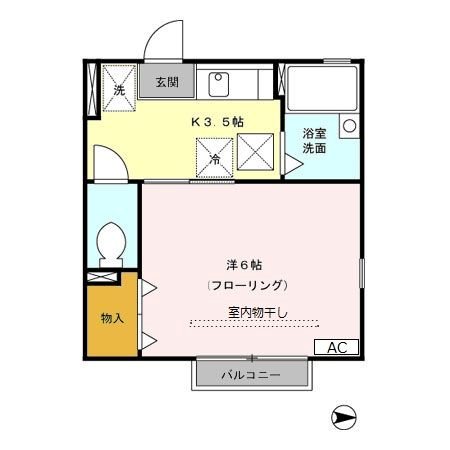 シティパル新中野 間取り