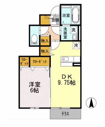 ホワイト　レディー 間取り図