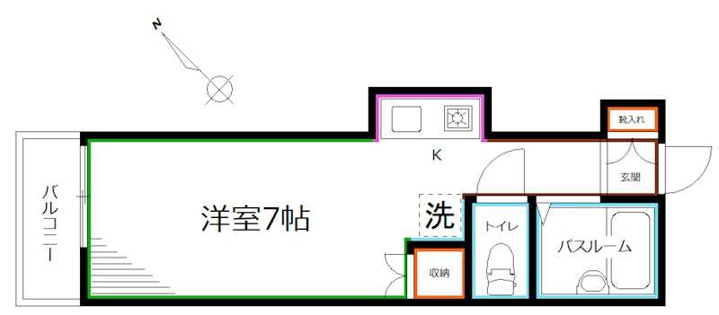 東京都中野区鷺宮１丁目 間取り