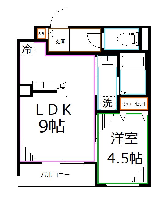 シャトル聖 小金井 間取り
