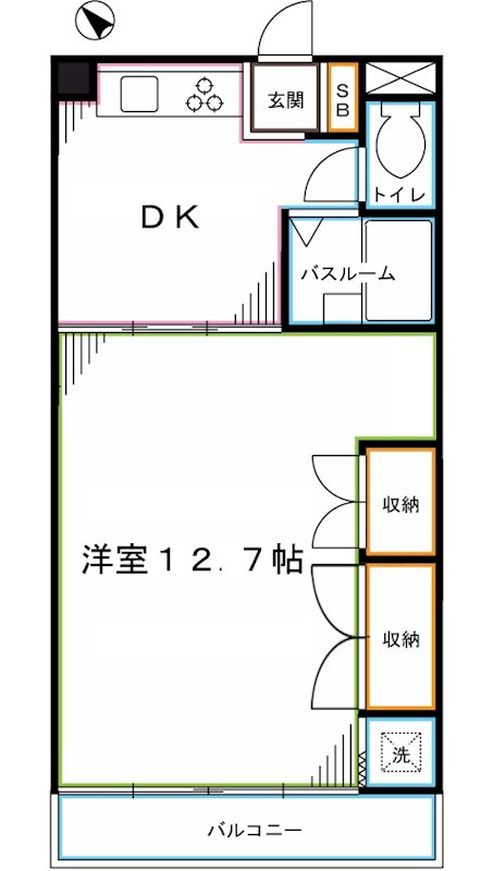 萩ハイツ 間取り