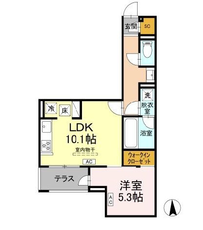東京都杉並区上井草１丁目 間取り