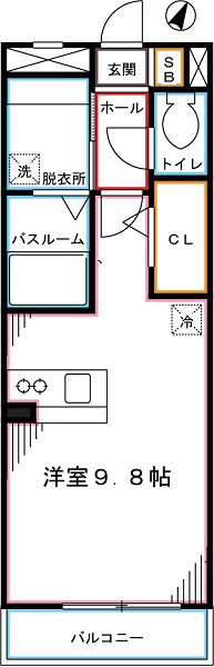 ラクサリー国分寺  間取り