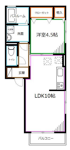東京都杉並区下井草３丁目 間取り