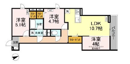 東京都杉並区清水３丁目 間取り