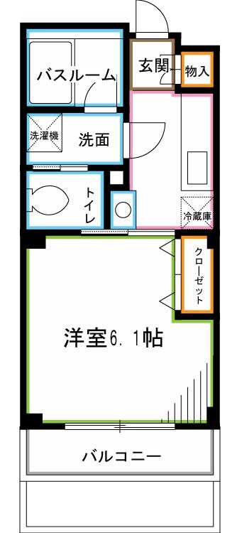 ヴィラ・ローディア Ⅰ 間取り