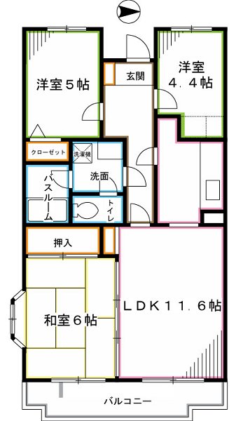 ベルガーデン 間取り