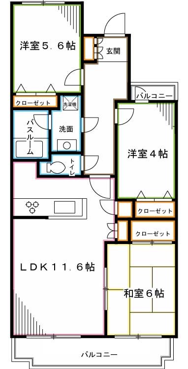 キャニオンヒル1992 間取り