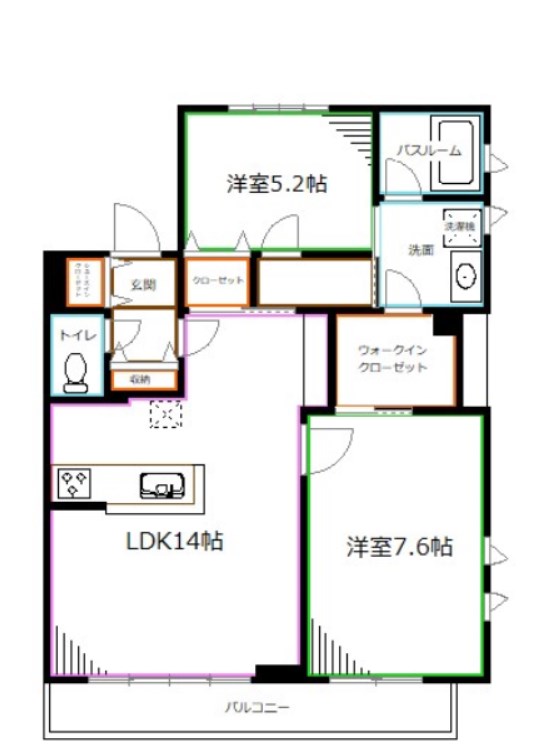 エスティア荻窪 間取り