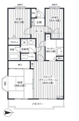東京都杉並区下井草２丁目 間取り