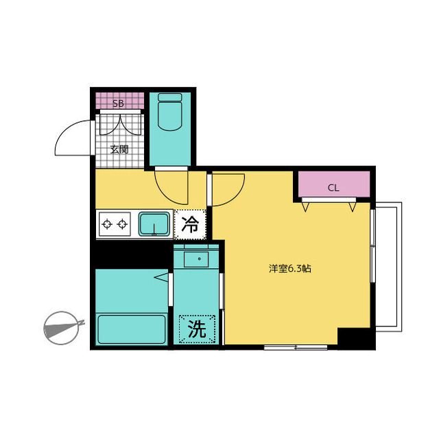 MAISON CINQ(メゾンサンク) 間取り