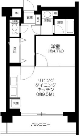 ファシーネ三鷹ハイライズ　 間取り