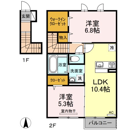 フルール上鷺  間取り