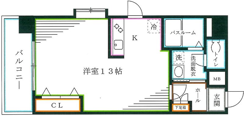 ステージグランデ新高円寺 間取り