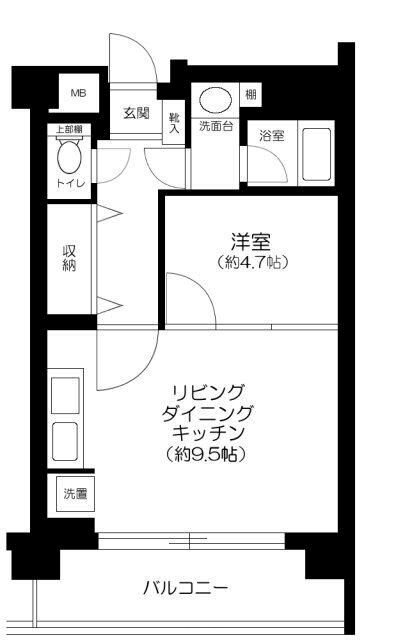 ファシーネ三鷹ハイライズ 間取り