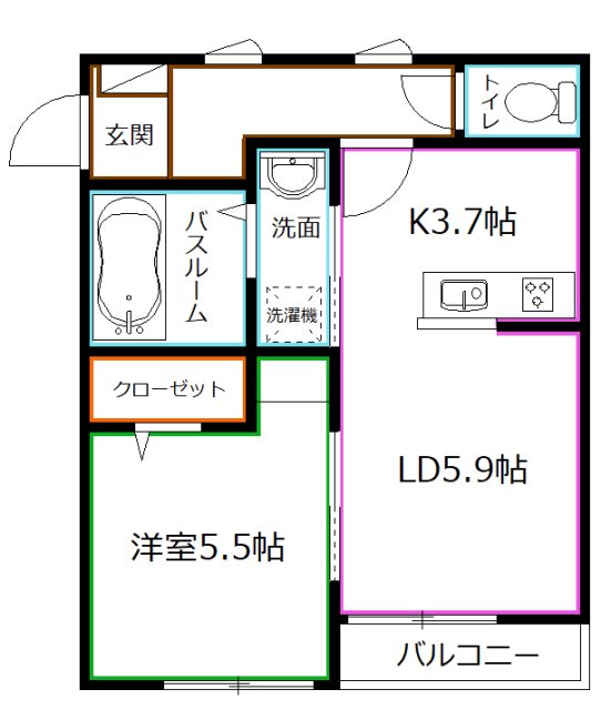 スレイベル井の頭 間取り