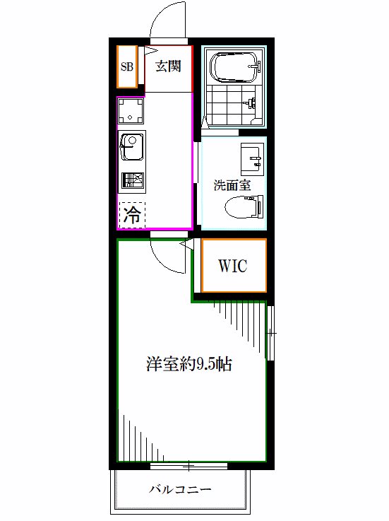 グランツシティ渋谷本町  間取り
