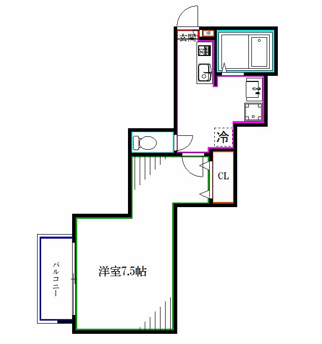 YsFlat高円寺 間取り