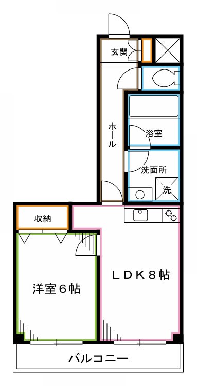 グローリス中野 間取り