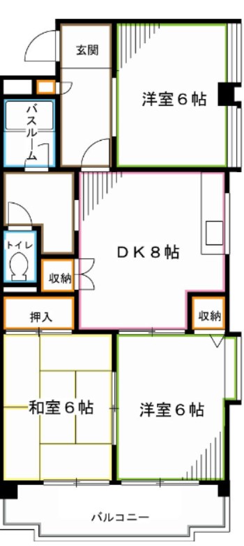 ヒルトップマンション  間取り