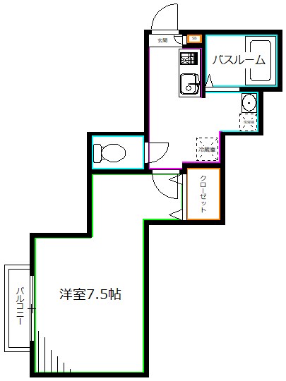 Y’sFlat高円寺 間取り