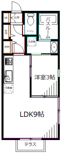 ライトガーデンⅢ  間取り