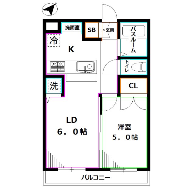 MAC武蔵野コート 間取り