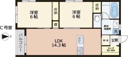 Ｖｉｅｗ新小平 間取り図