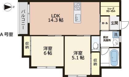 Ｖｉｅｗ新小平 間取り図
