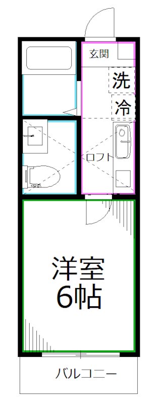フォルジュロン・パンセ 間取り