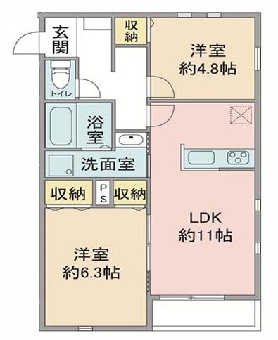 ラシーネ　セレッソ 間取り