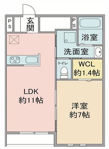 ラシーネ　セレッソ 間取り