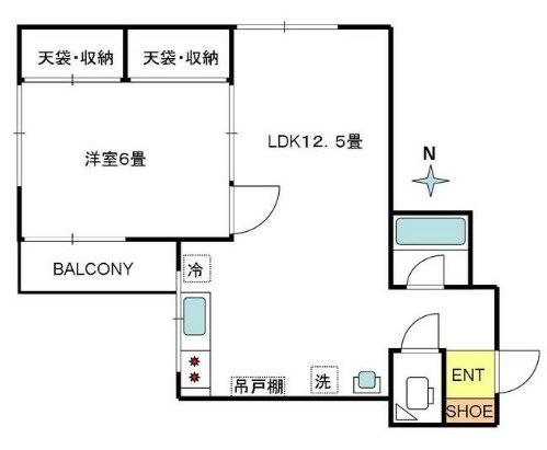 東京都杉並区本天沼１丁目 間取り