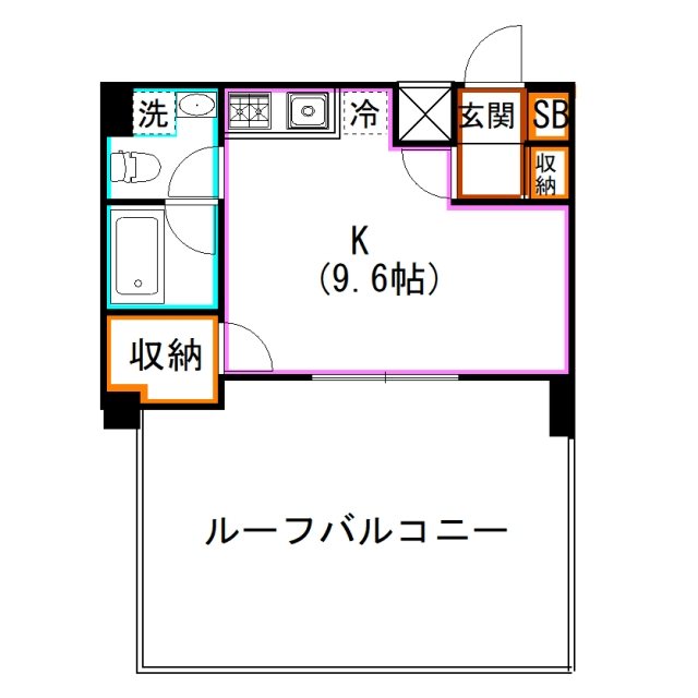 鷺宮第五ローヤル 間取り