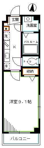 モン・シャトー中野四季館  間取り