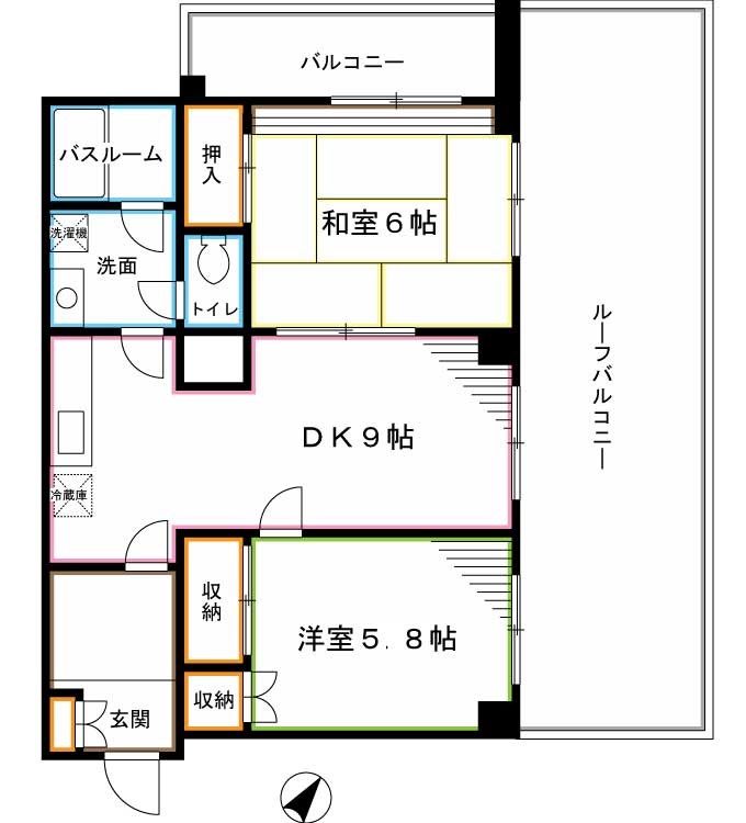 D-RHOMES荻窪（DRホームズ荻窪） 間取り図