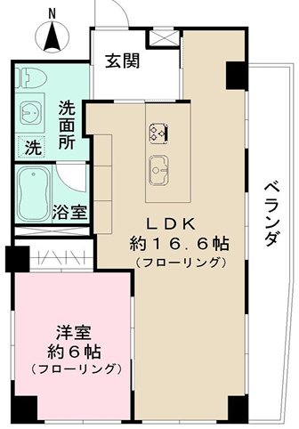キャニオンマンション三鷹 間取り