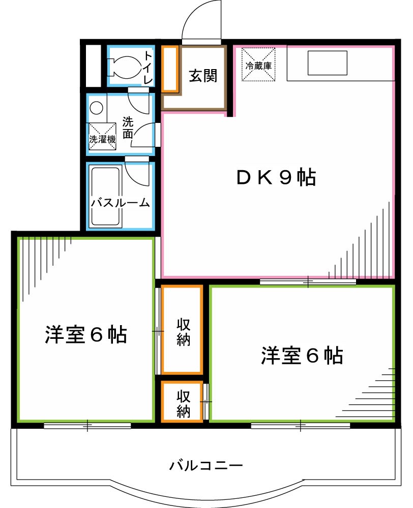 西央レジデンツ 間取り