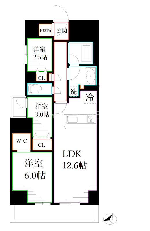 東京都杉並区荻窪２丁目 間取り
