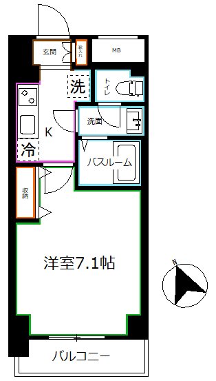 東京都杉並区高円寺南４丁目 間取り